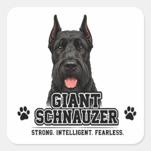 🐾 Giant Schnauzer Lover Gift🐾 Square Sticker