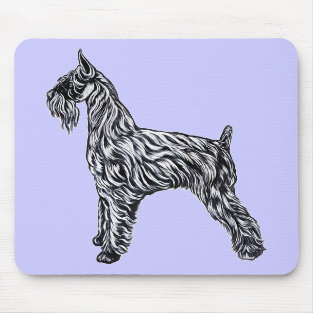 Giant Schnauzer Mouse Mat (Front)