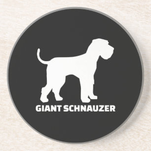giant schnauzer premium coaster