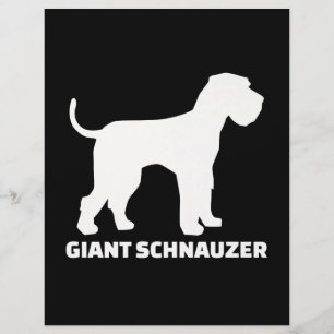 giant schnauzer premium custom letterhead