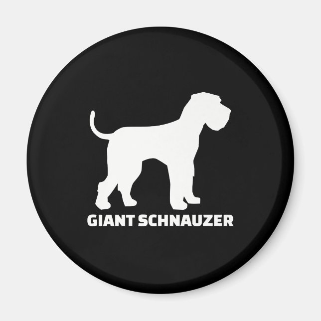 giant schnauzer premium magnet (Front)