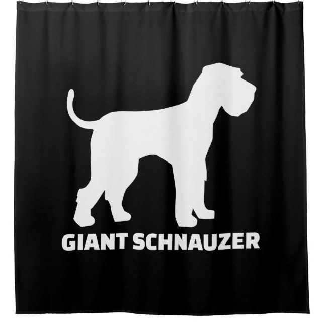 giant schnauzer premium shower curtain (Front)