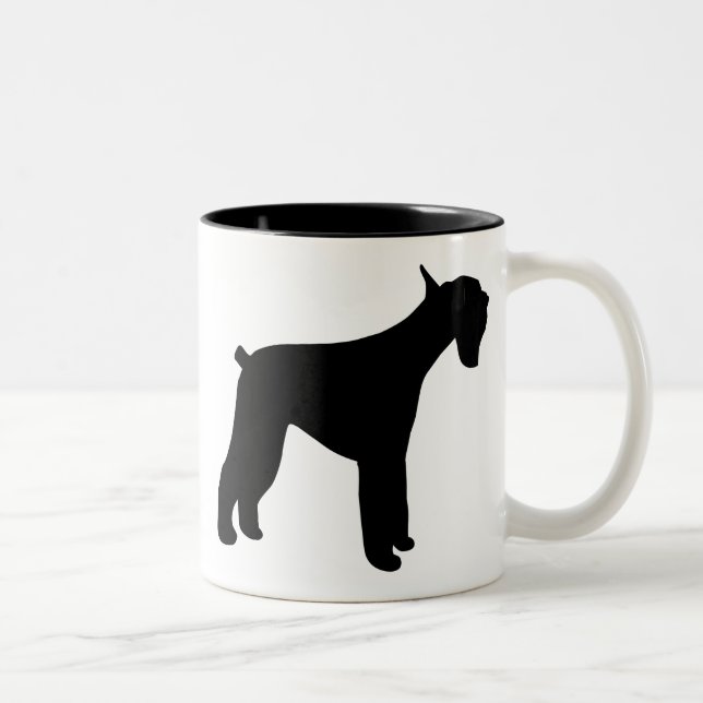 Giant Schnauzer Two-Tone Coffee Mug (Right)