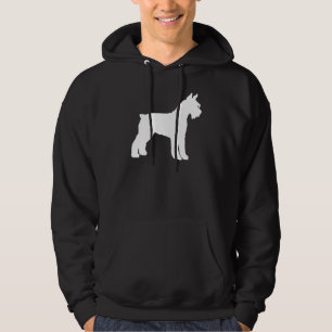 Giant Schnauzer (white) Hoodie