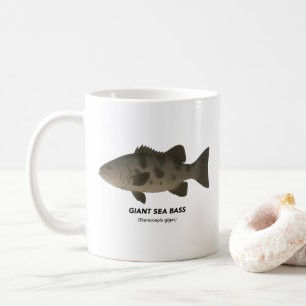Giant Sea Bass – Marine Animals of California Coffee Mug