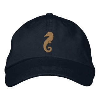 Giant Seahorse Embroidered Hat