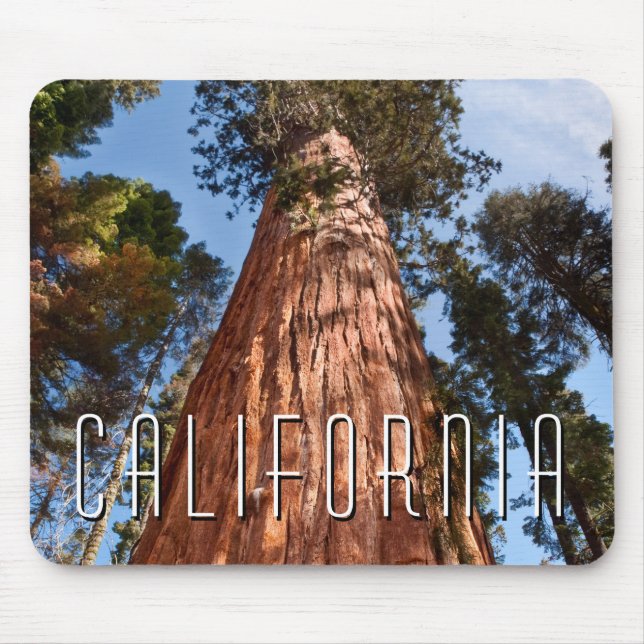 Giant Sequoia Ascends Mouse Mat (Front)