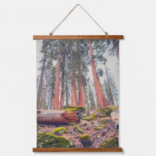 Giant Sequoia Forest Landscape Hanging Tapestry