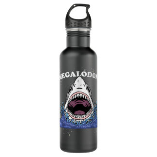 Giant Shark Megalodon Monster Retro Shark for Kid 710 Ml Water Bottle