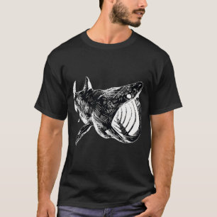 Giant shark scary T-Shirt