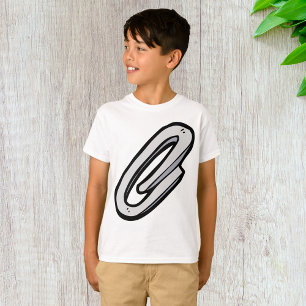 Giant Silver Paperclip Office and Stationery T-Shirt