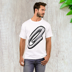Giant Silver Paperclip Office and Stationery T-Shirt