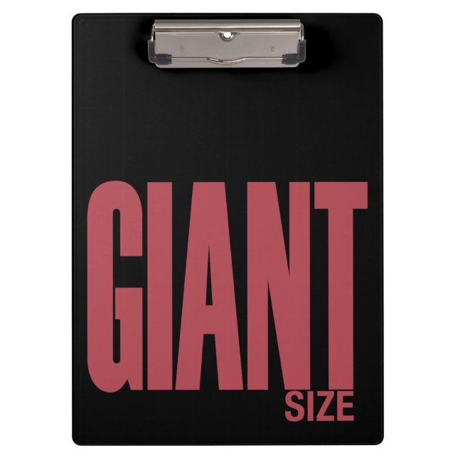 Giant Size Clipboard (Front)