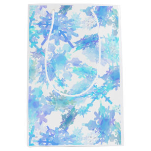 Giant Snowflakes Wrapping Paper Medium Gift Bag
