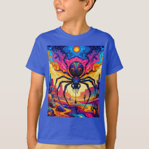 Giant Spider in a Surreal Desert T-Shirt