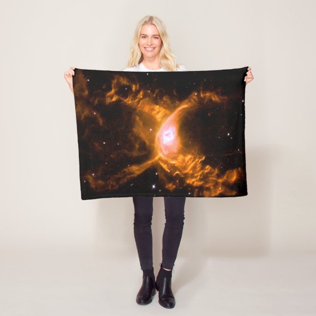 Giant Spider Nebula | Spider Lovers Gift Fleece Blanket (In Situ)