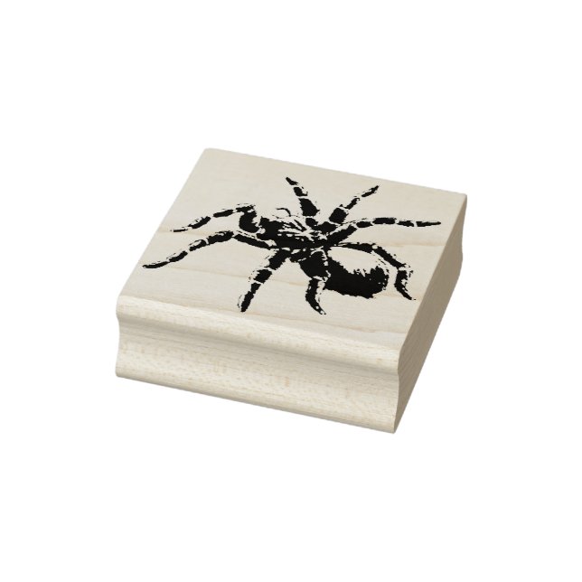 Giant spider silhouette art stamp (Stamp)