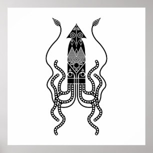 Giant Squid Poster