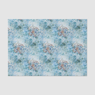 Giant Squid Sea Octopus Painting Tissue Paper