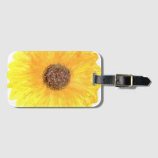 Giant Sunflower Luggage Tag