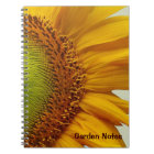 Giant Sunflower Spiral-Bound Notebook