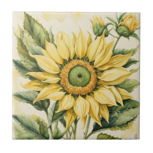 Giant Sunflower Tile