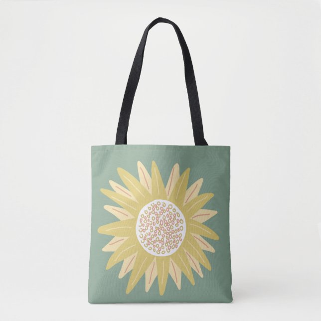 Giant Sunflower Tote Bag (Front)