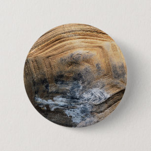GIANT TORTOISE SHELL 6 CM ROUND BADGE