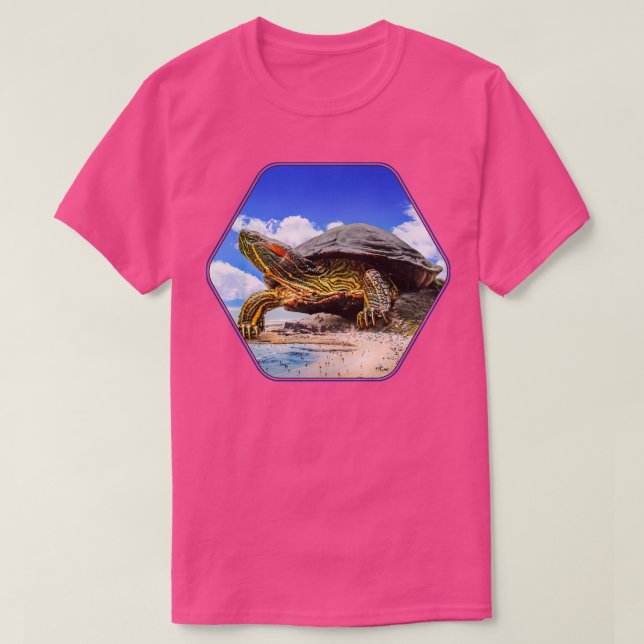 Giant Turtle Beach T-Shirt (Design Front)