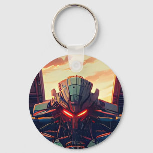 Giant War Machines - Robot Mecha Japanese Anime Key Ring