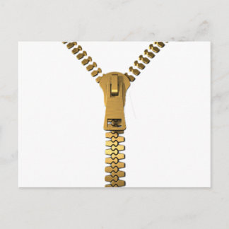 Giant Zipper Postcard