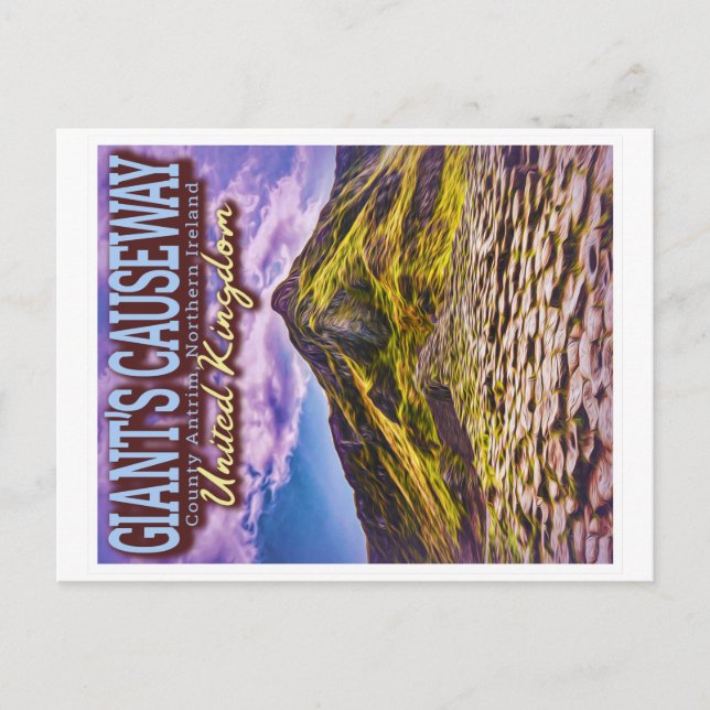 GIANT'S CAUSEWAY - ANTRIM NORTHERN IRELAND UK POSTCARD (Front)