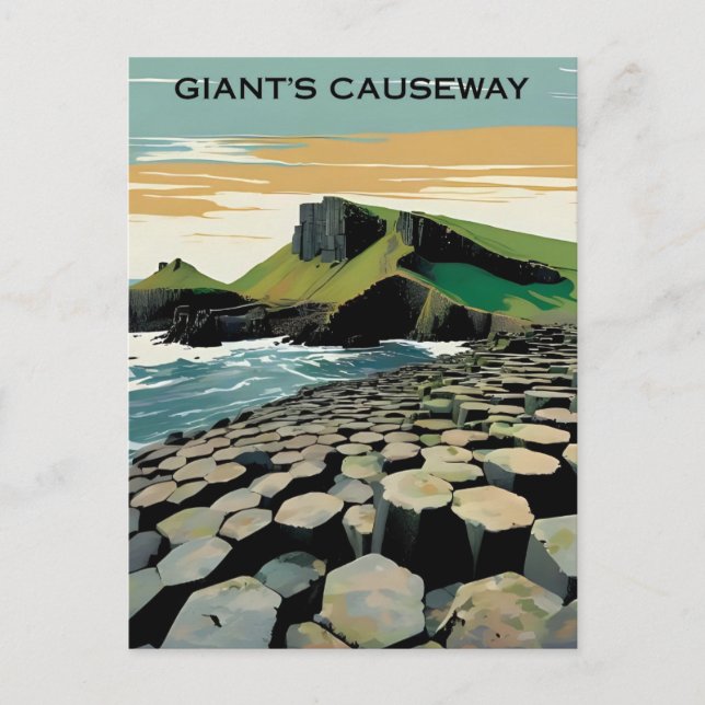 Giant's Causeway Ireland Postcard (Front)