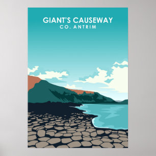 Giant's Causeway Ireland  Poster