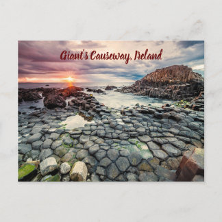 Giant's Causeway Ireland stylised Postcard