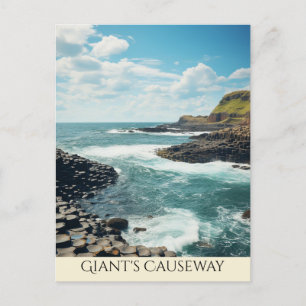 Giant's Causeway   Northern Ireland Art  Postcard
