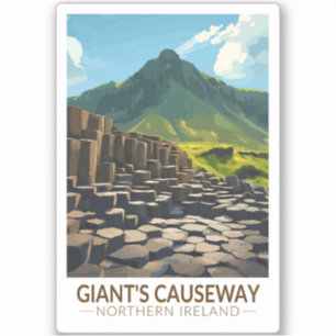 Giant's Causeway Northern Ireland Illustration