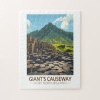 Giant's Causeway Northern Ireland Illustration