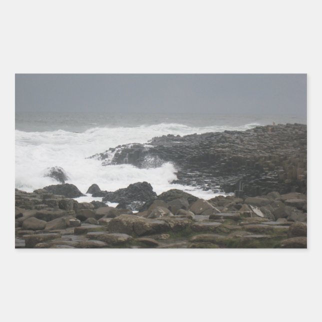 Giants Causeway, Northern Ireland Rectangular Sticker (Front)