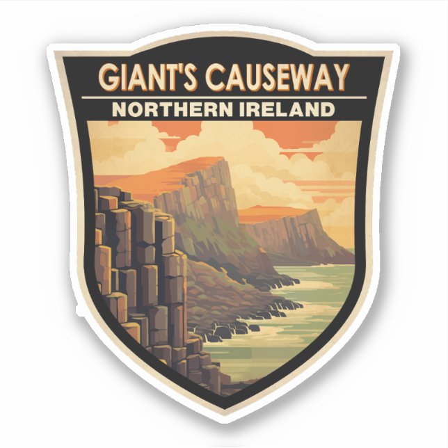 Giants Causeway Northern Ireland Travel Vintage (Front)