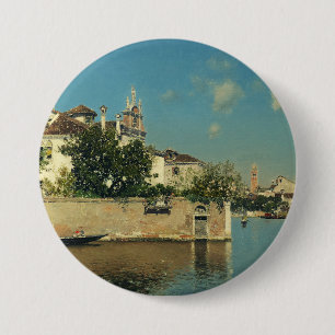 Giardino del Palazzo Vendramin in Venice 7.5 Cm Round Badge