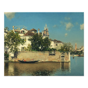 Giardino del Palazzo Vendramin in Venice Photo Print