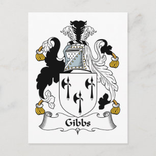 Gibbs Family Crest Postcard