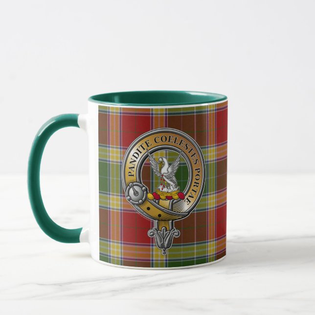 Gibbs Gibsone Tartan & Badge Mug (Left)