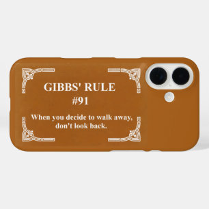 Gibbs' rule 91 iPhone 16 case