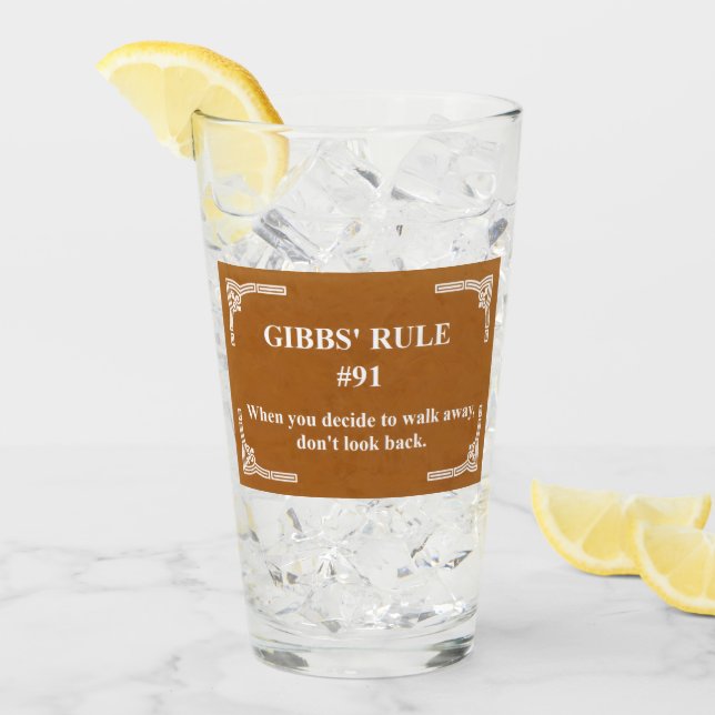 Gibbs' rule 91 glass (Front Ice)