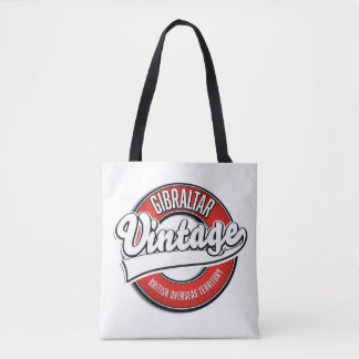 Gibraltar British Overseas Territory logo Tote Bag