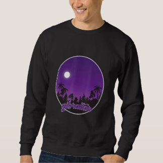 Gibraltar By Night With Palms Sweatshirt
