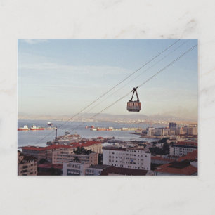Gibraltar Cable Car Postcard