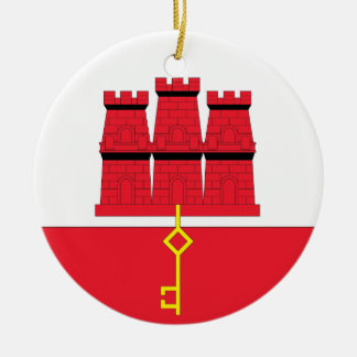 Gibraltar Ceramic Tree Decoration